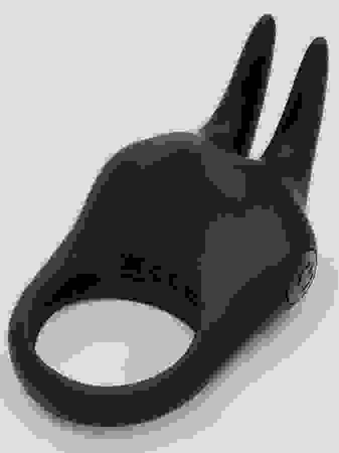 Fifty Shades of Grey Sensation Rechargeable Vibrating Rabbit Love Ring, Black, hi-res